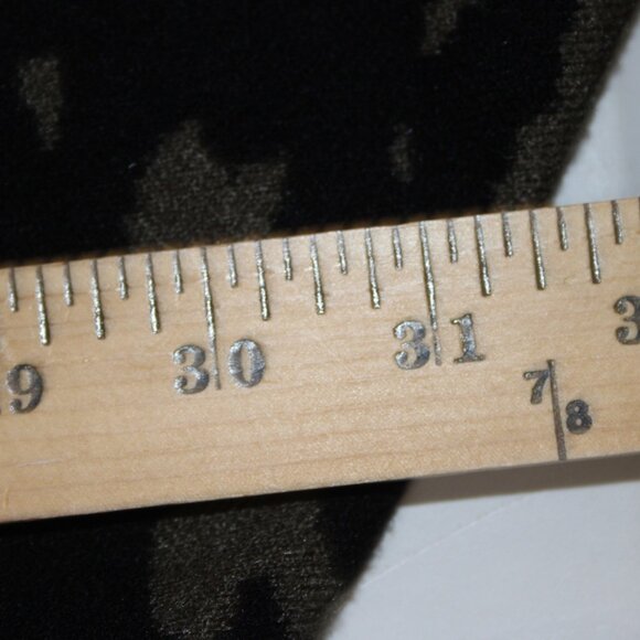 Joseph Ribkoff Top Sz XL Black Olive Green Faux Leather Trim Viscose Rayon Top - Picture 10 of 11